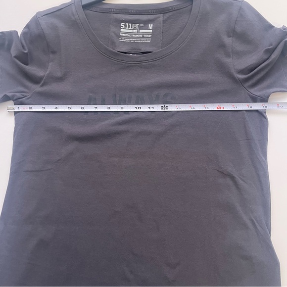 5.11 Always… Dark Grey PT-R WOMEN'S ALWAYS TEE Size Medium - Picture 6 of 7